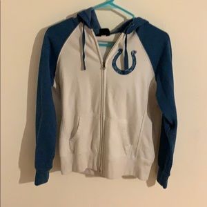 Women’s Medium Indianapolis Colts zip up hoodie